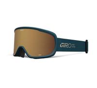 Giro Cruz - Gafas de esquí - Gafas de snowboard para hombres, mujeres y jóvenes - Pavo real apilado - Oro ámbar