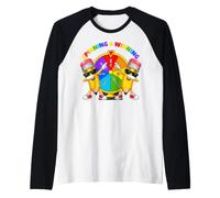Giro de Rueda de Cuarto Grado de Cuarto Grado GANA Divertido Regreso a Clases Camiseta Manga Raglan