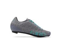 Giro - Empire E70 Knit Road, Zapatos de Ciclismo Carretera Mujer, Multicolor (Grey/Glacier 000), 39 EU
