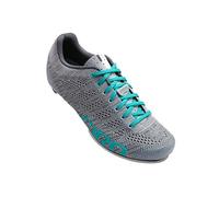 Giro - Empire E70 Knit Road, Zapatos de Ciclismo Carretera Mujer, Multicolor (Grey/Glacier 000), 41 EU