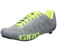 Giro Empire E70 Knit Road, Zapatos de Ciclismo de Carretera Unisex Adulto, Multicolor (Grey Heather/Highlight 000), 41 EU