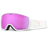 Giro Facet - Gafas de nieve para mujer, lentes color blanco iridiscente/rosa vivo, marcos medianos