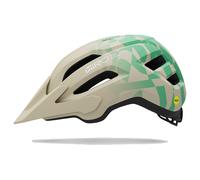 Giro Fixture II Mat Stone/Green Rush Casco de ciclismo