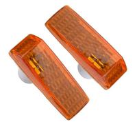 Giro Indicadoras Luz 2 Cubiertas De Luz De Señal De Giro Para Mercedes Para Benz 190 W201 CLASE C W202 CLASE S W140 CLASE SL R129 CLASE E W124(Amarillo)