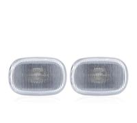 Giro Indicadoras Luz Luces De Posición Laterales De Luz De Señal De Giro De Coche Para Toyota Para Hilux 2005 2006 2007 2008 2009 2010 2011 2012 Bombillas Halógenas Señal Giro Coche(2pcs Clear)