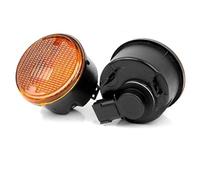 Giro Indicadoras Luz Luz De Señal Giro Para Parrilla Delantera 68200291AA 68200290AA Para Jeep Para Wrangler 2014-2017 Luz Indicadora Posición Lateral Lente Ámbar Intermitentes Espejo(2pcs Left Right)