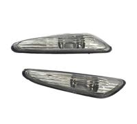 Giro Indicadoras Luz Par Para E90 E91 E92 E93 2006-2011 Carcasa Marcador Lateral Ahumado Para Coche Indicador Repetidor Cubierta Lámpara De Señal De Giro(Grey)