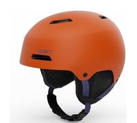 Giro Ledge FS - Casco de esquí y Snowboard L, Carcasa rígida de ABS con EPS, Sistema In Form Fit, ventilación, Almohadillas extraíbles | Casco Freestyle Naranja Mate