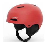 Giro Ledge FS Casco de esquí y Snowboard M, Carcasa rígida de ABS con EPS, Sistema de Ajuste en Forma, ventilación, Casco Freestyle Rojo Mate (Rojo Mate)