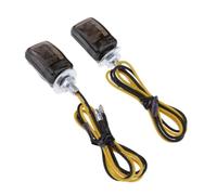 Giro Luces circulación Luces de Motocicleta Delanteras y traseras, 1 par, Luces de Giro LED, Intermitentes pequeños, Rosca de 6 mm, Accesorios para Motocicleta