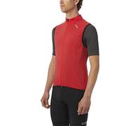Giro M Chrono Expert Wind Vest - Chaqueta de ciclismo para hombre, Hombre, Ropa para bicicleta., Vermillion., small