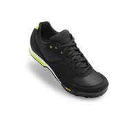 Giro Petra VR MTB, Zapatos de Bicicleta de montaña Mujer, Multicolor (Black/Wild Lime 000), 36 EU