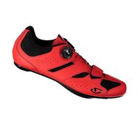 Giro Savix II - Zapatillas de Ciclismo de Carretera para Hombre, Negro y Rojo Brillante, 41 EU
