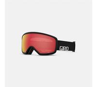 Giro Stomp Youth - Gafas de nieve para jóvenes, color negro, lente ámbar/escarlata, talla única