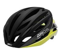 Giro Syntax MIPS - Casco de bicicleta de carretera (55-59 cm), color negro y amarillo