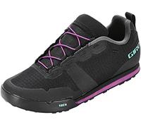 Giro Tracker W Fastlace, Zapatillas de Ciclismo de montaña Mujer, Black Throwback Purple, 42.5 EU