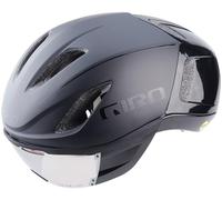 GIRO Vanquish Casco de Ciclismo, Unisex Adulto, Negro Mate/Negro Brillante, Medium (55-59 cm)