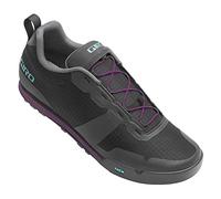 Giro Zapatillas de Ciclismo de montaña para Mujer Tracker W Fastlace, Negro/Morado Oscuro, 37 EU