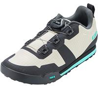 Giro Zapatillas de Ciclismo de montaña para Mujer Tracker W, Sandstone Screaming Teal, 38 EU