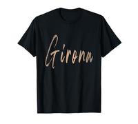 Girona España Diseño Vintage Elegante Camiseta