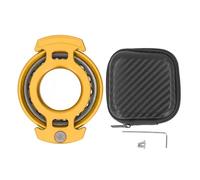 Giroscopio con Punta de Dedo, Anillo de Metal, Alivio del estrés, Reductor de ansiedad para Estudiantes, Adultos y Ancianos (Naranja)