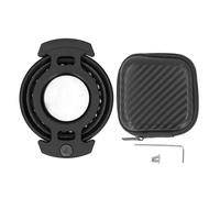 Giroscopio con Punta de Dedo, Juguete de Metal para aliviar el estrés, Anillo de descompresión Giratorio, Herramienta de Enfoque mecánico para Adultos, Trabajadores de Oficina, (Negra)