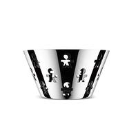 Alessi AKK05 Girotondo Cesto Redondo Acero Inoxidable 18/10 23cm Diseño King-Kong
