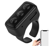 Girpagina, controlador de timbre de teléfono | Control de música | Controlador de grabación de video inalámbrico sin interrupciones, controlador de conectividad para selfies con cámara, regist