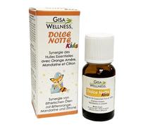 GISA WELLNESS - DOLCE NOTTE - Aceite Esencial Balsámico Sinergia para Niños - 15ml - Difusión Ambiental - Aromaterapia - Compatible con los Octopens Gisa Wellness - Made in Italy