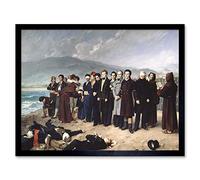 Gisbert - Póster enmarcado para decoración de pared, diseño de Torrijos, escuadrón de fusilamiento, ejecución, 30,5 x 40,6 cm