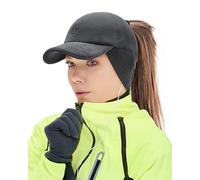 Gisdanchz Gorra Mujer Invierno, Grro Invierno Orejeras Mujer, Gorro Mujer con Orejeras Invierno Gorra de Beisbol Invierno Gorros Beisbol Sombrero Mujer, Gris Oscuro S/M