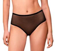 GISELA 1/10046B - Braga Alta Vientre Plano Plumeti Sin Costuras Mujer Color: Negro Talla: x-Large