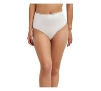 GISELA 1/10079 - Braga Alta con puntilla Algodón Básica Mujer Color: Blanco Talla: L