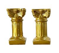 GISELA D Mini Pilares Romanos De Resina, Columnas Griegas Doradas, DecoracióN Del Hogar, Interiores Y Exteriores, Vintage Norte Europa, Banquetes Boda, Escritorio Para El JardíN