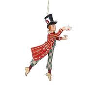 Gisela Graham Mad Hatter - Decoración para árbol de Navidad, resina