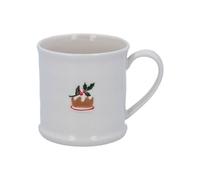 Gisela Graham Mini taza de cermica diseo de pudn de Navidad