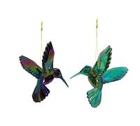 Gisela Graham Rainbow Zumbando Bird - Juego de 2 Unidades