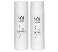 Gisela Mayer - Kit de cuidado para pelucas sintéticas | Champú 200 ml + bálsamo de 200 ml | Cuidado para pelucas sintéticas, postizos, postizos, extensiones | Antiencrespamiento, brillo y fácil de