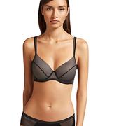 GISELA - Sujetador Capacidad Reductor Espalda, Aro y Foam, Copas C, D y E, Tirantes Ajustables, Cierre Trasero, Corte Láser, Poliamida (FR/ES, Tamaño de Copa & Medida de Contorno, C, 95, Negro)
