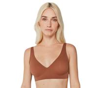 GISELA - Sujetador Push-Up Extraíble y Sin Aros, Acabados Termofusionados, Sin Costuras para una Mayor Comodidad, Realza el Busto de Manera Natural (Toffee, S)