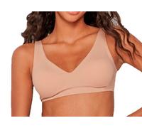 GISELA - Sujetador Push-Up Extraíble y Sin Aros, Acabados Termofusionados, Sin Costuras para una Mayor Comodidad, Realza el Busto de Manera Natural (Piel, M)