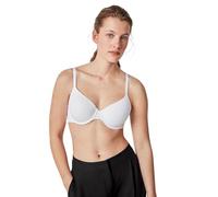 GISELA - Sujetador Reductor Espalda con Aro y Foam Mujer, Talla 100C, Color Blanco, Espalda Anatómica Acolchada, Reduce Volumen Espalda, Invisible Bajo la Ropa, Cierre Trasero de 4 Posiciones