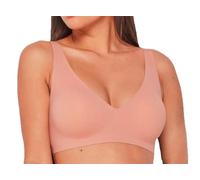 GISELA - Sujetador sin Aros Push-Up, Talla M, Color Rosa, Relleno Extraíble, Sujetador sin Costuras, Acabados Termofusionados, Microfibra Suave, Invisible, Máximo Confort
