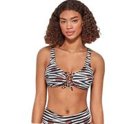 GISELA Top Bikini sin aro Estampado Savannah