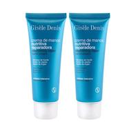 GISÈLE DENIS - Crema de Manos Nutritiva Reparadora, 2x75 ml, con Manteca de Karité, Aceite de Jojoba y Aceite de Argan, Hidrata, Nutre y Repara la Piel, Fórmula Innovadora, Textura Suave