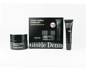GISÉLE DENIS - Pack Cuidado Facial Mujer, Promoción Pack de 2, Contorno de Ojos 15 ml + Crema Nutritiva Multiacción Vitamin Essentials 50 ml, Set Cuidado de la Piel, para Rutina Facial
