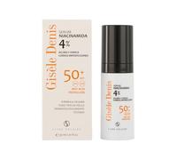 GISÈLE DENIS - Protector Solar con Niacinamida SPF 50+, 30 ml, Serum Facial, Cuidado de la Piel Mujer, Antiarrugas, Antimanchas, Despigmentante, Nutriente, Regenerante, Retinol, Fórmula Vegana