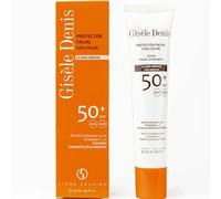 GISÈLE DENIS - Protector Solar Facial, 40 ml, Protección FPS50+, Crema Solar con Color Claro-Medio, Cuidado Facial, Hidrata y Unifica el Tono de la Piel, para Uso Diario, Bronceado Natural