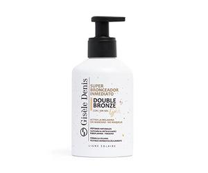 GISÈLE DENIS - Super Bronceador Corporal Inmediato Double Bronze Gold 250 ml, en Crema, Acelerador del Bronceado para Cuerpo, Bronceador Solar, Agradable Fragancia Natural, Fórmula Vegana