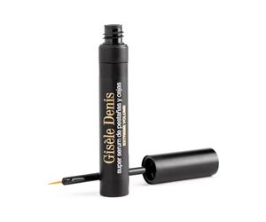 GISÈLE DENIS - Super Serum de Pestañas y Cejas Extreme Volume 5 ml, Serum 2 en 1, Estimula el Crecimiento de Pestañas, Cejas Definidas, Estimula la Producción de Queratina, Uso Diario, Fórmula Vegana